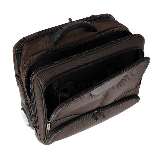 Dermata 2 wielen Zakelijke trolley 41 cm Laptopvak