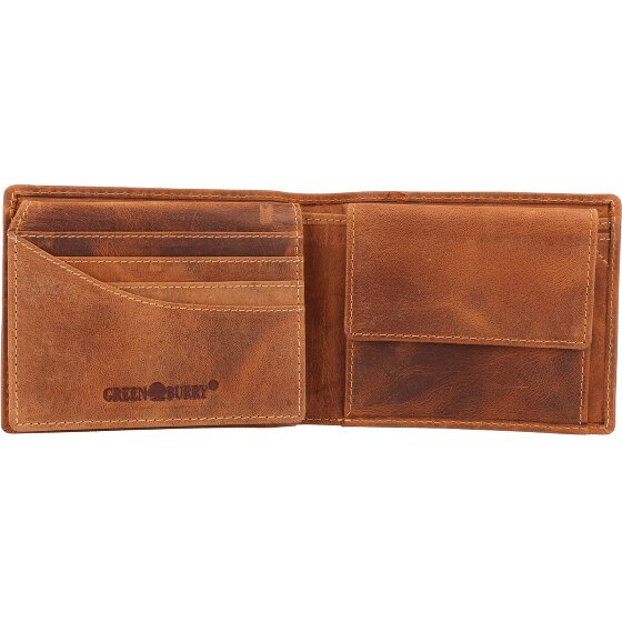 Greenburry Vintage Portemonnee Leer 12 cm