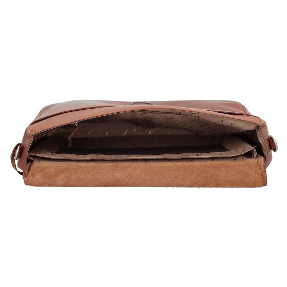 Esquire Dallas Koffer Leer 40 cm Laptop compartiment
