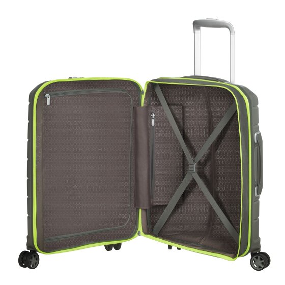 Samsonite Flux 4 wielen Cabinewagen 55 cm met uitbreidingsplooi
