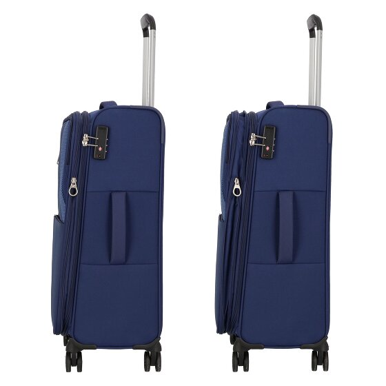 American Tourister Star Max 4 wielen Kofferset 3-delig met uitbreidingsplooi