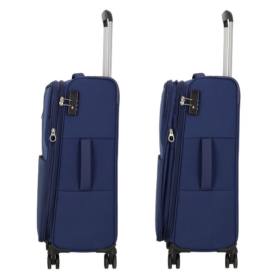 American Tourister Star Max 4 wielen Kofferset 3-delig met uitbreidingsplooi