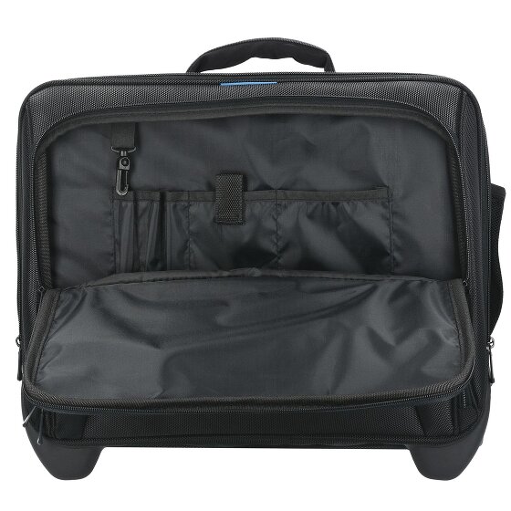 Dermata 2 wielen Zakelijke trolley 38 cm Laptopvak