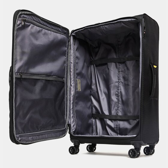 Mandarina Duck Zephyr 4 wielen Trolley L 78 cm met uitbreidingsplooi