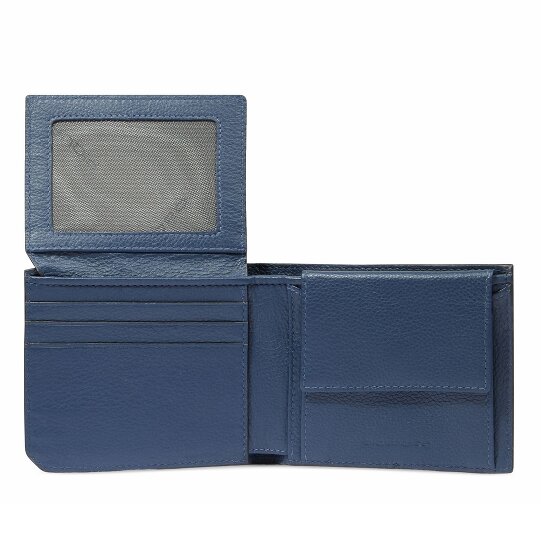 Piquadro Russel Portemonnee RFID-bescherming Leer 10.5 cm