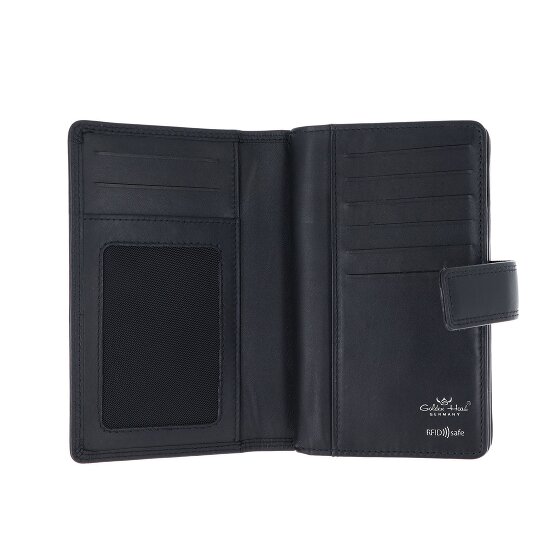 Golden Head Polo Portemonnee RFID-bescherming Leder 15.5 cm