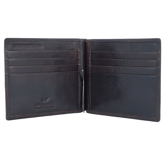 Braun Büffel Arezzo creditcard etui RFID leer 12 cm