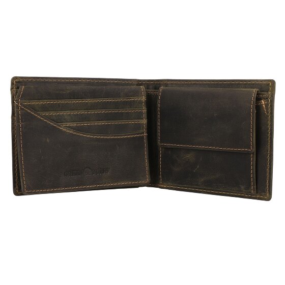 Greenburry Vintage Portemonnee Leer 13 cm