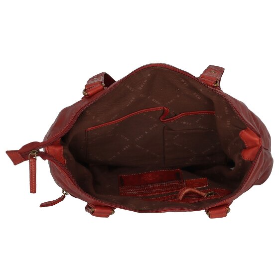 Greenland Nature Femi & Nine Leren Schoudertas 35 cm