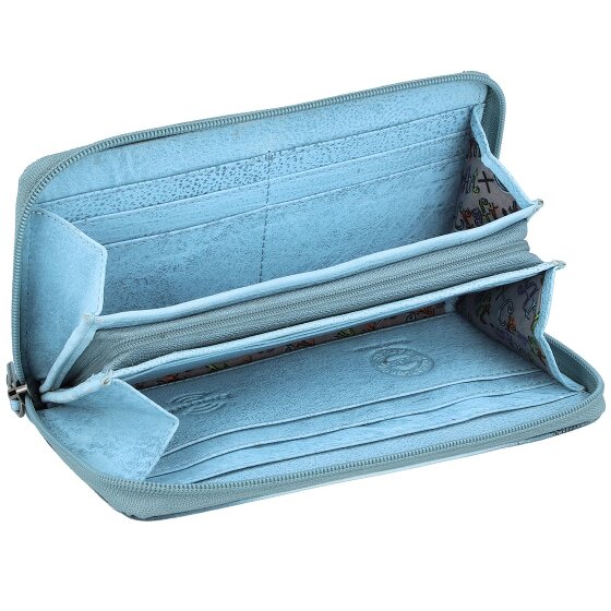Greenland Nature Art+Craft Portemonnee RFID Leer 20 cm