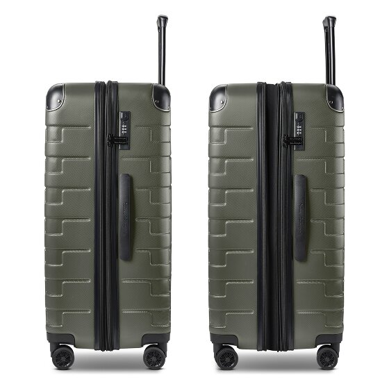Tonino Lamborghini Milano 4 wielen Trolley L 72 cm met uitbreidingsplooi