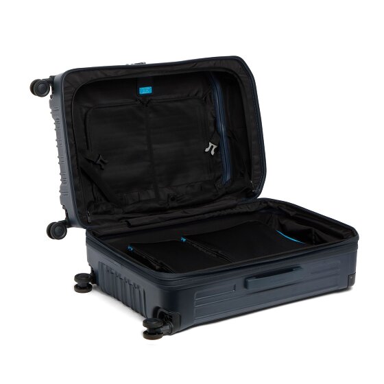 Piquadro PQ-Light 4 wielen Trolley M 69 cm met uitbreidingsplooi