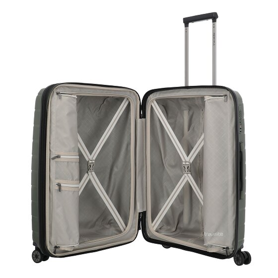 Travelite Air Base 4 wielen Trolley 67 cm met uitbreidingsplooi