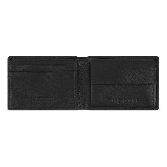 bugatti Black Magic Portemonnee Leer 10 cm