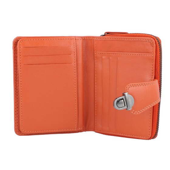 Greenburry Sponsachtig portefeuille leer 9 cm