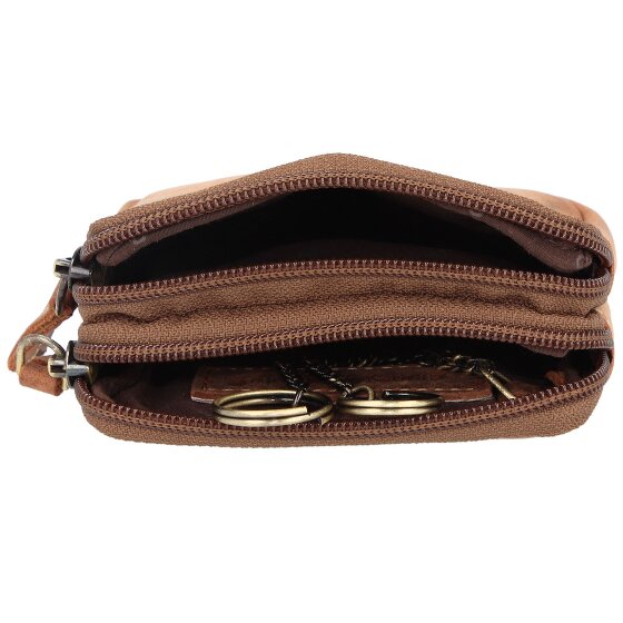 Greenburry Vintage heuptasje leer 11 cm