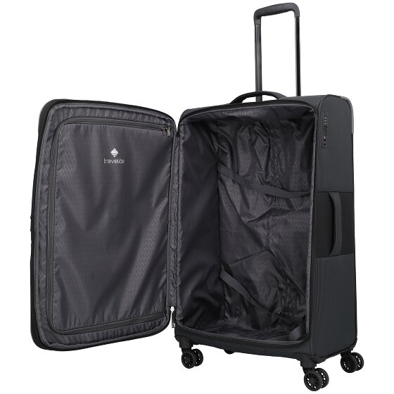 Travelite Corsiica 4 wielen Trolley L 77 cm met uitbreidingsplooi