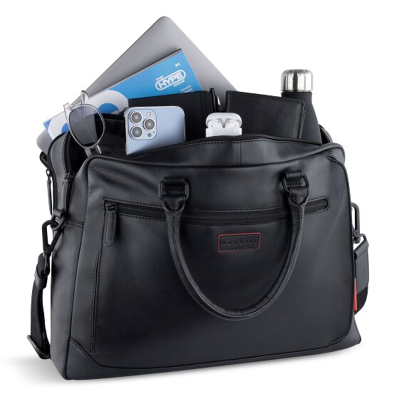 bugatti Clark Koffer Leer 40 cm