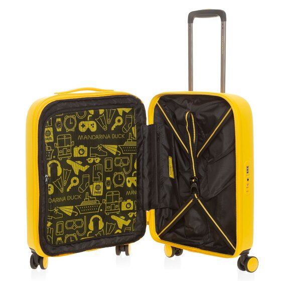 Mandarina Duck Logoduck + 4 wielen Cabinewagen S 55 cm