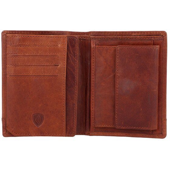 Spikes & Sparrow Portemonnee RFID Leer 10 cm