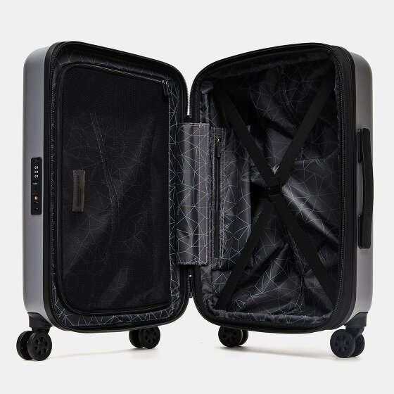 Mandarina Duck Tank Case 4 wielen Cabinewagen S 55 cm met uitbreidingsplooi