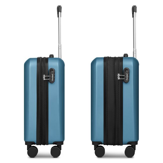 Check.In Paradise 2.0 4 wielen Cabinewagen S 55 cm met uitbreidingsplooi