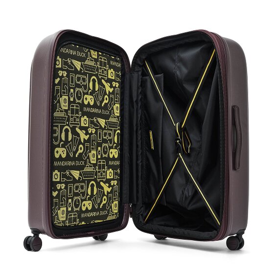 Mandarina Duck Logoduck + 4 wielen Trolley L 75 cm
