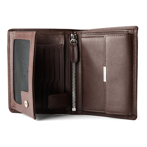 Braun Büffel Golf 3.0 Portemonnee RFID-bescherming Leer 9.5 cm