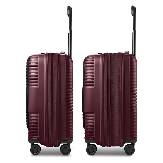 Redolz Essentials 17 2.0 4 wielen Cabinewagen 55 cm Laptopvak met uitbreidingsplooi