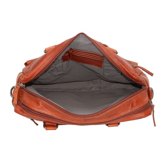 Spikes & Sparrow Aktetas leer 41 cm laptop compartiment