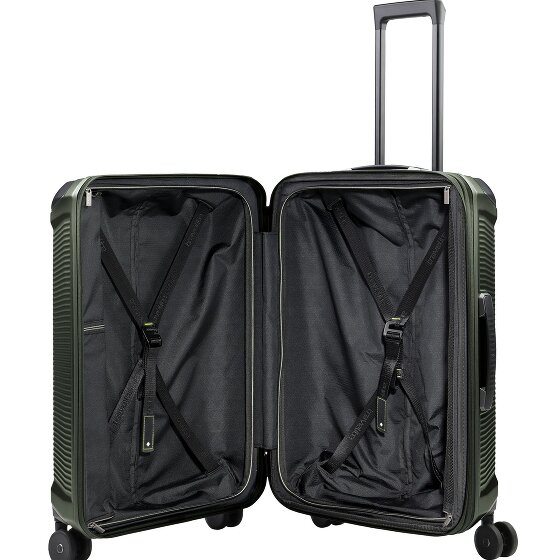 Travelite Millennium 4 wielen Trolley 67 cm met uitbreidingsplooi