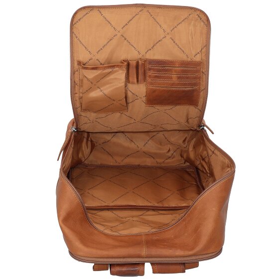 The Chesterfield Brand Wax Pull Up Zakelijke rugzak Leer 40 cm Laptop compartiment