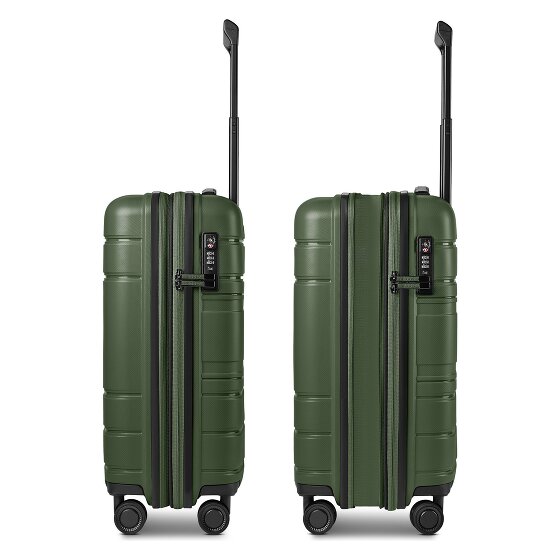 Redolz Essentials 11 4 wielen Cabinewagen 55 cm met uitbreidingsplooi