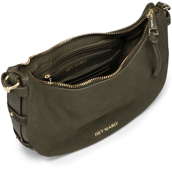 Hey Marly Lifetime Sister Suede Schoudertas Leer 25 cm