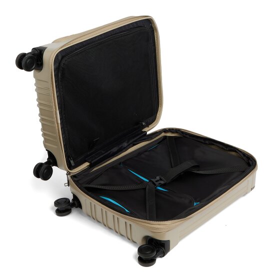 Piquadro PQ-Light 4 wielen Cabinewagen S 56 cm Laptopvak met uitbreidingsplooi