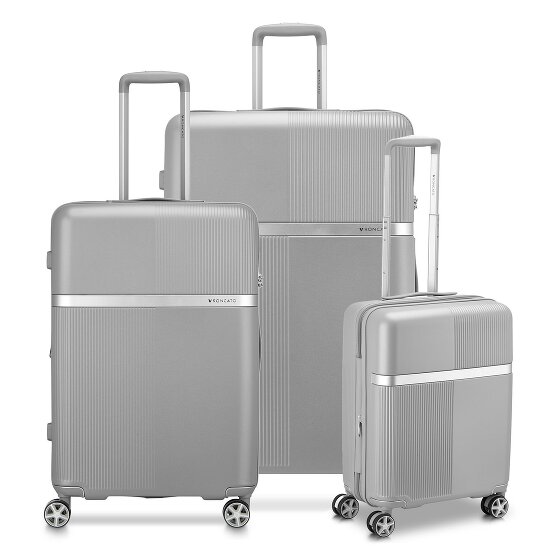 Roncato Airglam 4 wielen Kofferset 3-delig met uitbreidingsplooi