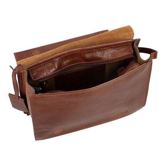 Burkely Fine Florence Boodschapper Leer 24 cm