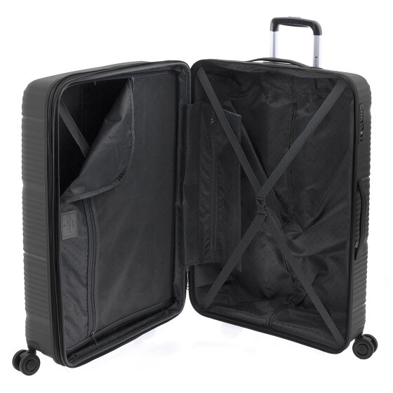 Gladiator 0800 4 wielen Trolley 76 cm met uitbreidingsplooi