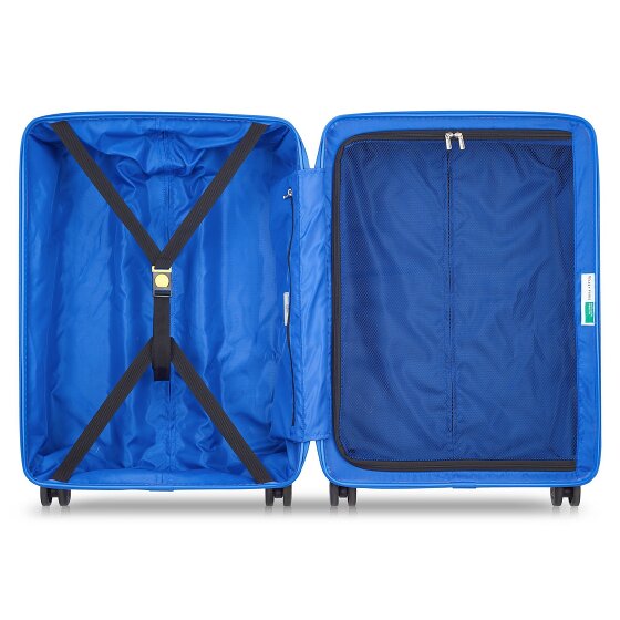 Delsey Paris x United Colors of Benetton Fabrica 4-wiel kofferset 3-delig.