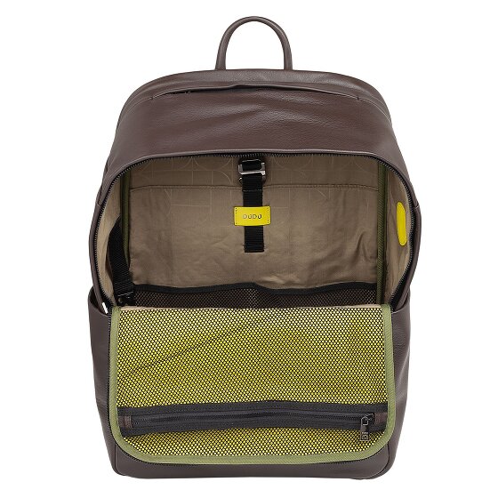 DuDu Sydney Dagrugzak Leer 42 cm Laptop compartiment
