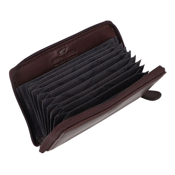 Braun Büffel Arezzo Kredietkaart etui RFID-bescherming Leer 11.5 cm
