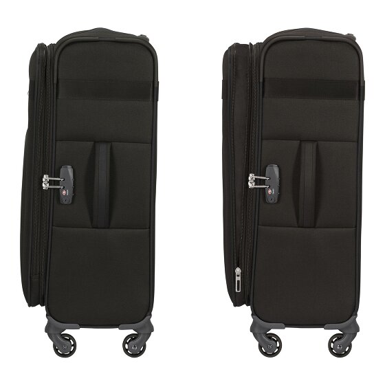 Samsonite Citybeat 4 wielen Trolley 66 cm met uitbreidingsplooi