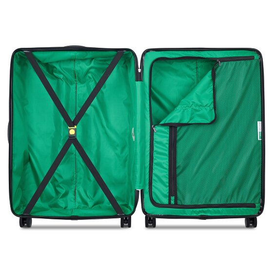 Delsey Paris x United Colors of Benetton Now Hardside 4-wiel kofferset 3-delig met stretch vouw