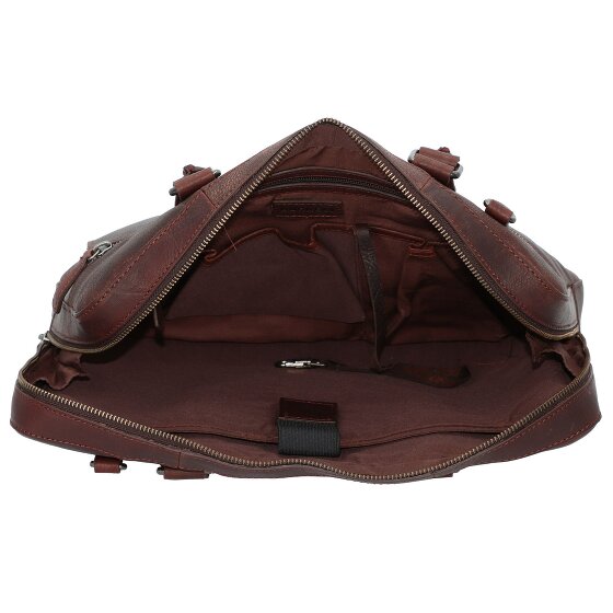 Burkely Antieke Avery aktetas Leer 38 cm Laptopcompartiment