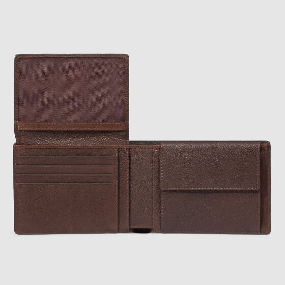 Piquadro Hedley Portemonnee RFID-bescherming Leer 12.5 cm