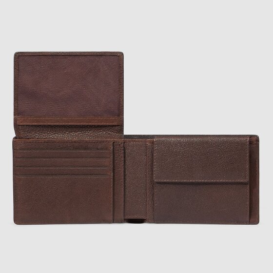 Piquadro Hedley Portemonnee RFID-bescherming Leer 12.5 cm