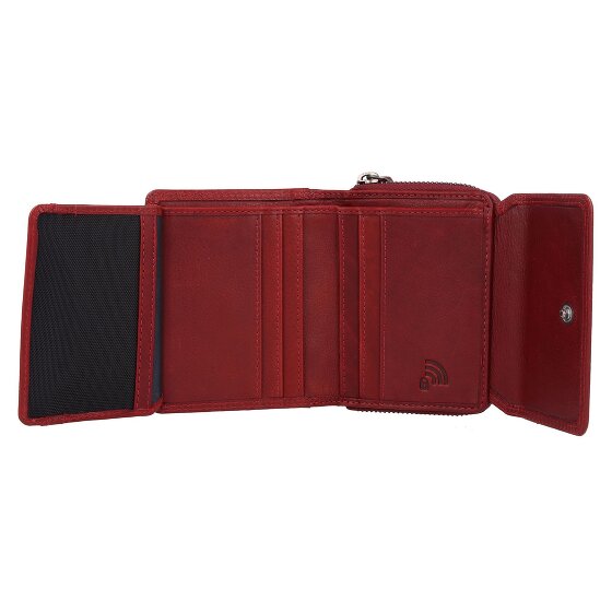 Jack Kinsky Portemonnee RFID-bescherming Leer 11 cm