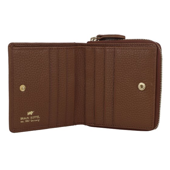 Braun Büffel Asti Portemonnee RFID-bescherming Leder 10 cm