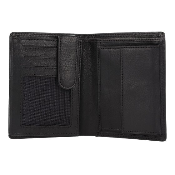 Jack Kinsky Portemonnee RFID-bescherming Leer 12 cm