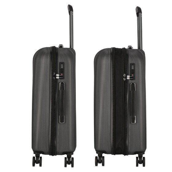 Polestream Moonrock 4 wielen Trolley 69 cm met uitbreidingsplooi